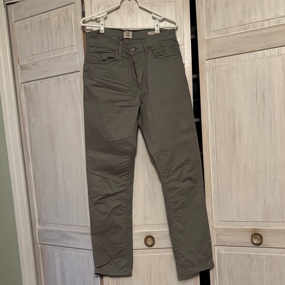 Men's Gray Chinos